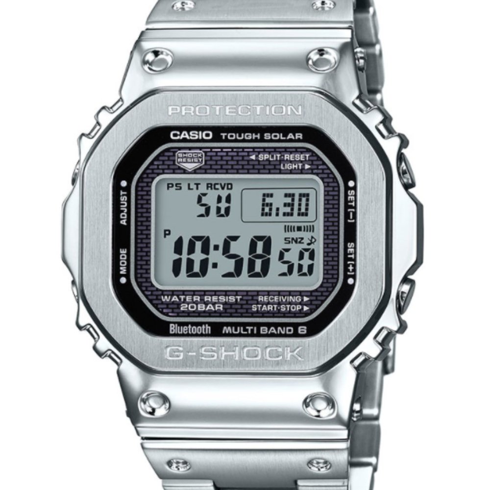 G-Shock G-Steel Solar Bluetooth Digital Watch GMWB5000D-1 (Slightly Used)